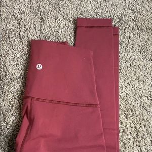 Lululemon High Rise Leggings WU 28” Size 4